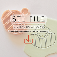 Load image into Gallery viewer, Parted Circle Polymer Clay Cutter | STL File (Digital Download)
