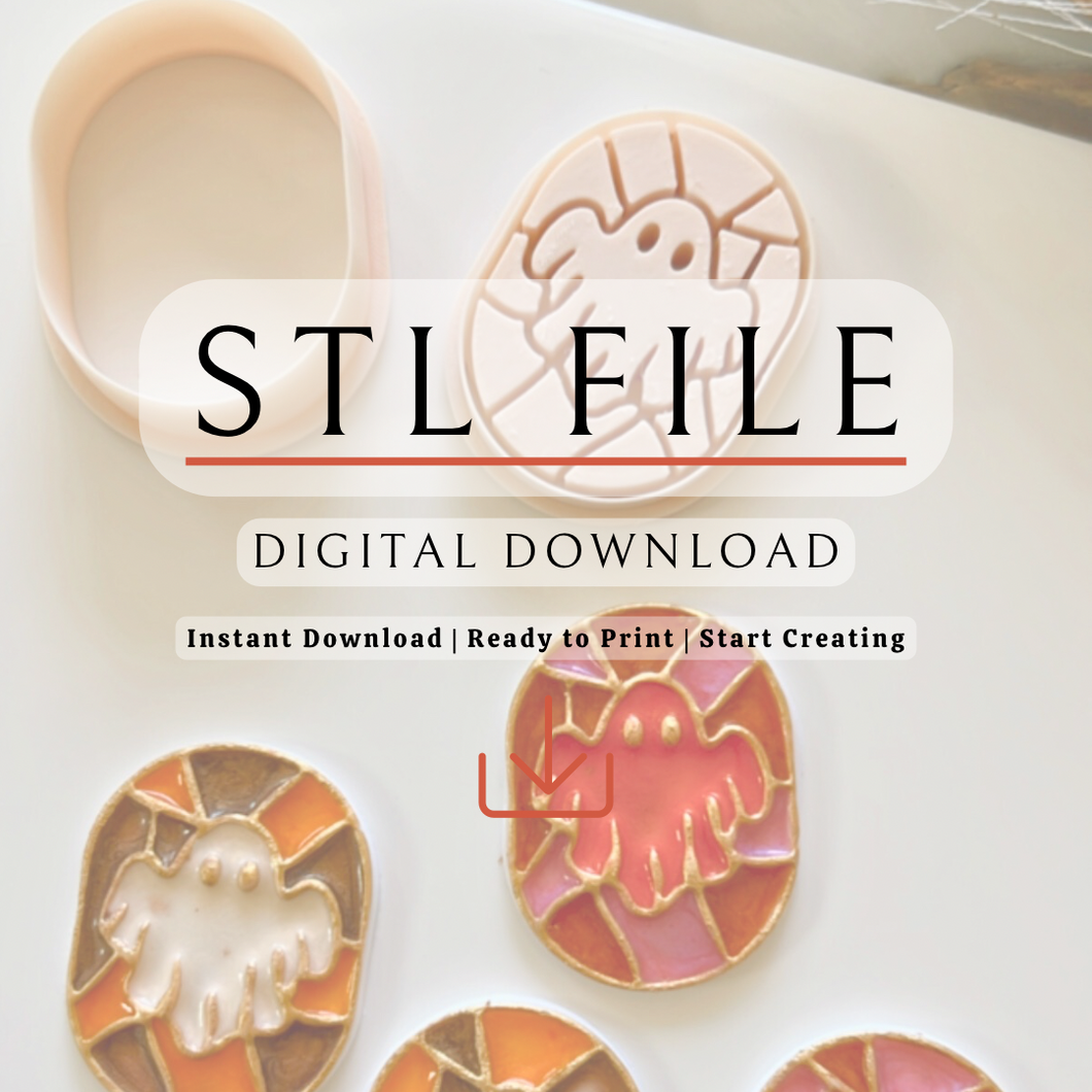 Tiny Ghost Clay Cutter Set | STL File