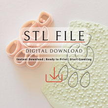 Load image into Gallery viewer, Lunar Small Polymer Clay Cutter | STL File (Digital Download)
