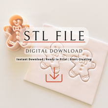 Load image into Gallery viewer, Gingie Clay Cutter | STL File (Digital Download)
