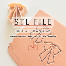 Load image into Gallery viewer, Dotty Bow Clay Cutter | STL File (Digital Download)
