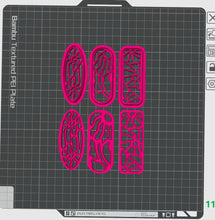 Load image into Gallery viewer, Barrettes - 6 Clay Cutters STL
