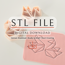 Load image into Gallery viewer, Orizuru Polymer Clay Cutter |STL File (Digital Download)
