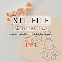 Load image into Gallery viewer, Cocoa Polymer Clay Cutter | STL File (Digital Download)
