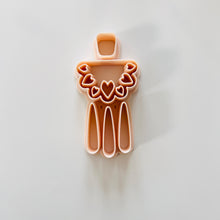 Load image into Gallery viewer, Amorcito Papel Picado Clay Cutter
