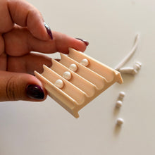 Load image into Gallery viewer, 2-in-1 Polymer Clay Tool | Strip Measuring Guide &amp; 6mm Bead Roller
