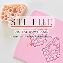 Load image into Gallery viewer, Valentina Clay Cutter | Polymer Clay | STL Files (Digital Download)
