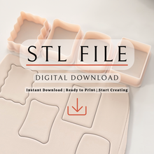 Load image into Gallery viewer, Polymer Clay Cutters Set | STL file (Digital Download)
