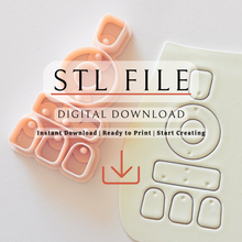 Load image into Gallery viewer, Nebula Polymer Clay Cutter | STL File (Digital Download)
