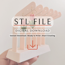 Load image into Gallery viewer, Drying Rack | Earring Display &amp; Try On Stick | STL File
