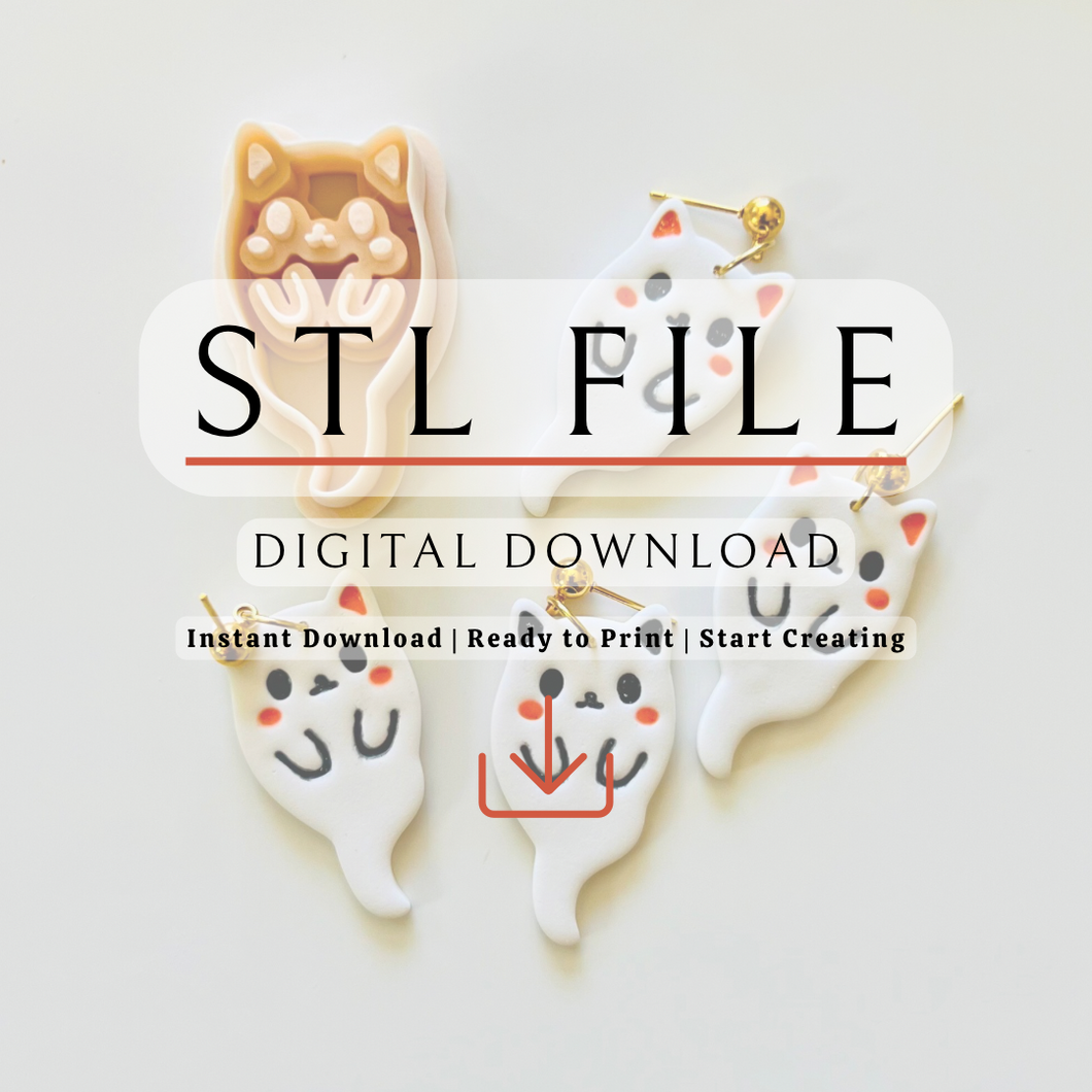 Kitty Boo Clay Cutter | STL File