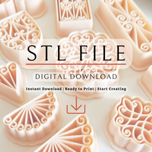 Load image into Gallery viewer, Wrought iron Clay Cutter Set |STL File
