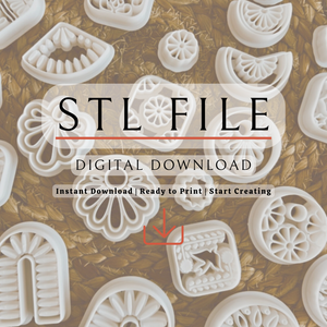 Tile inspired Clay Cutter Set | ST File