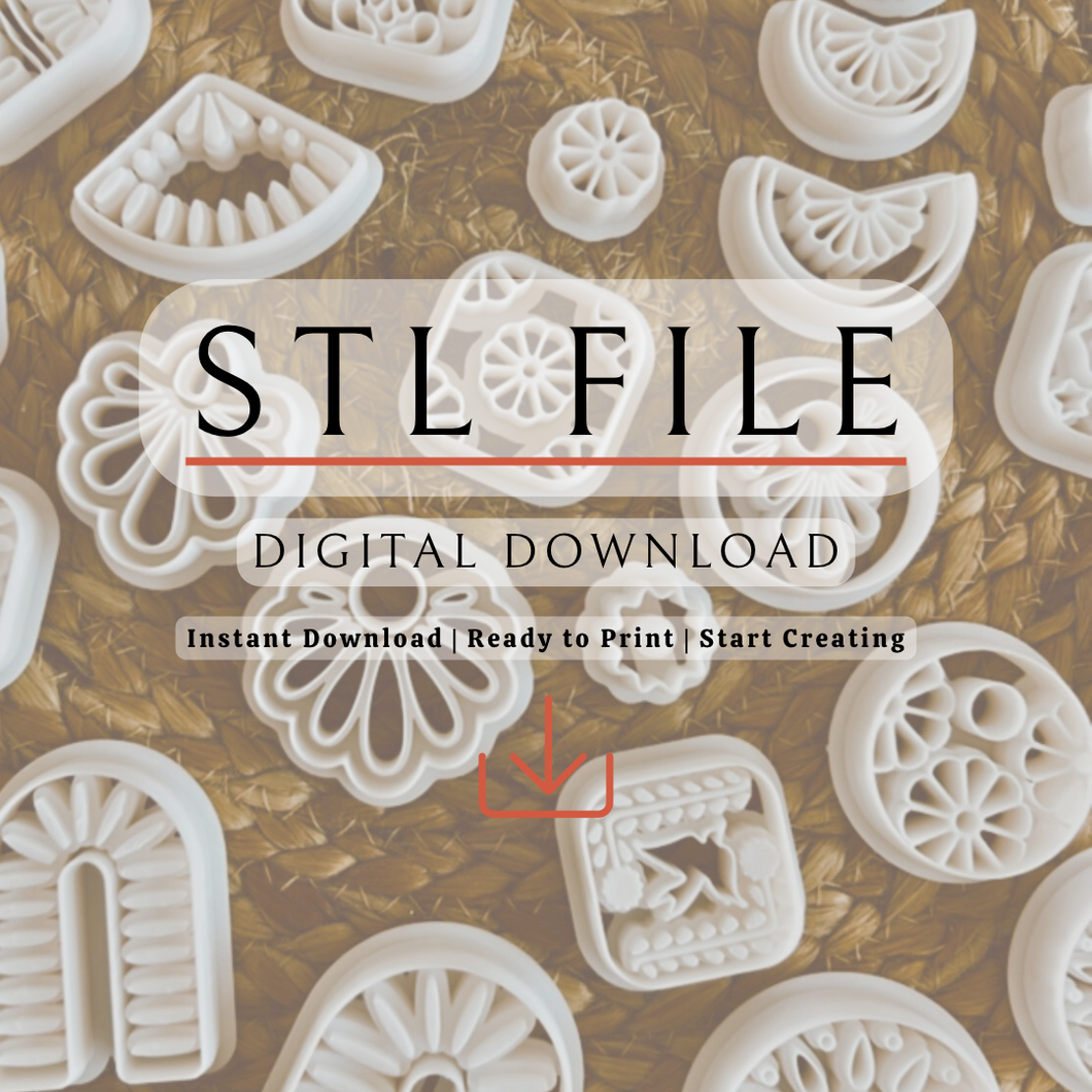 Tile inspired Clay Cutter Set | ST File