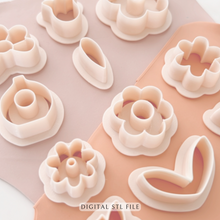 Load image into Gallery viewer, Spring Flower Clay Cutter Set | STL File
