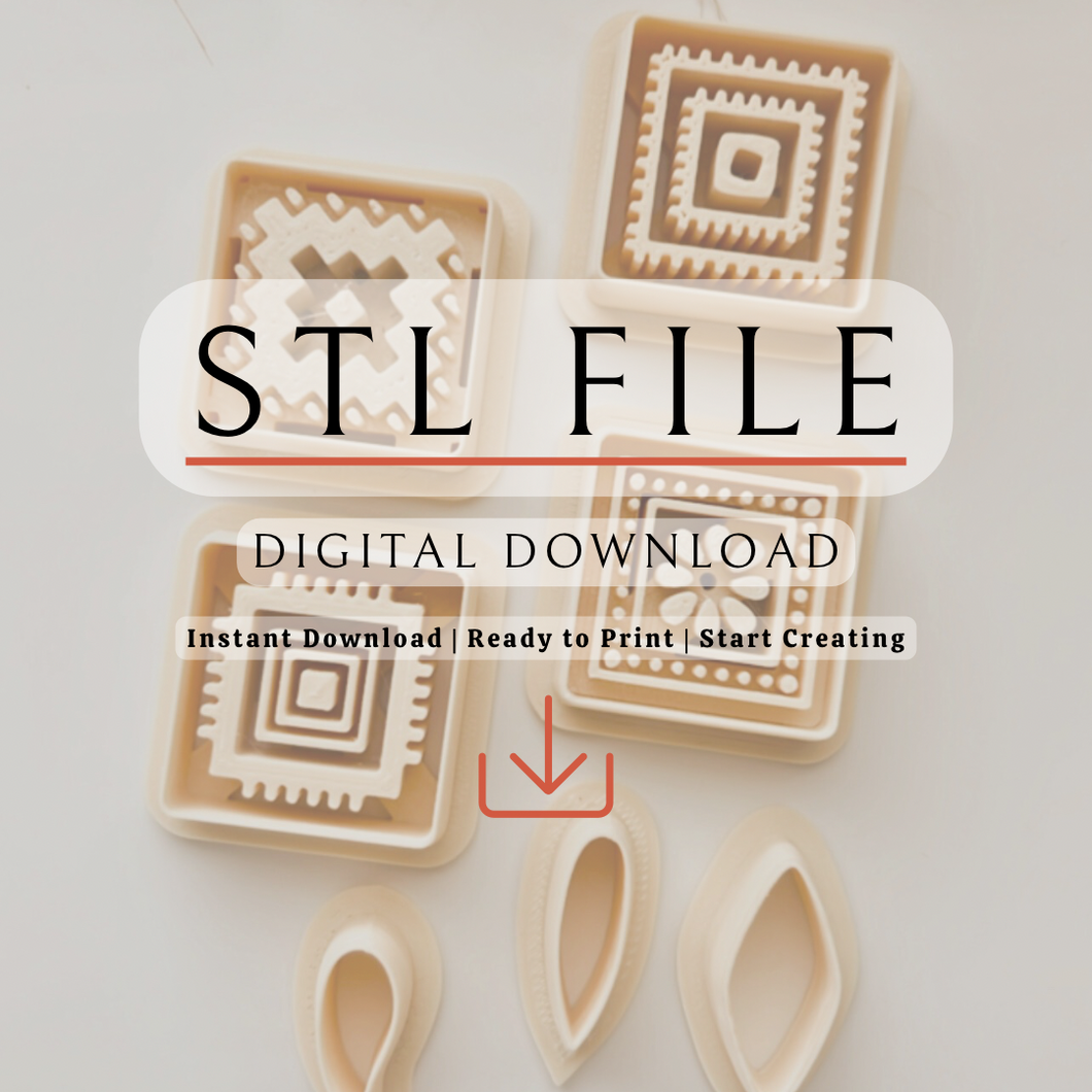 Old West Clay Cutter Set | STL File