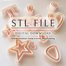Load image into Gallery viewer, Lines Clay Cutter Set | STL File
