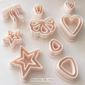 Lines Clay Cutter Set | STL File
