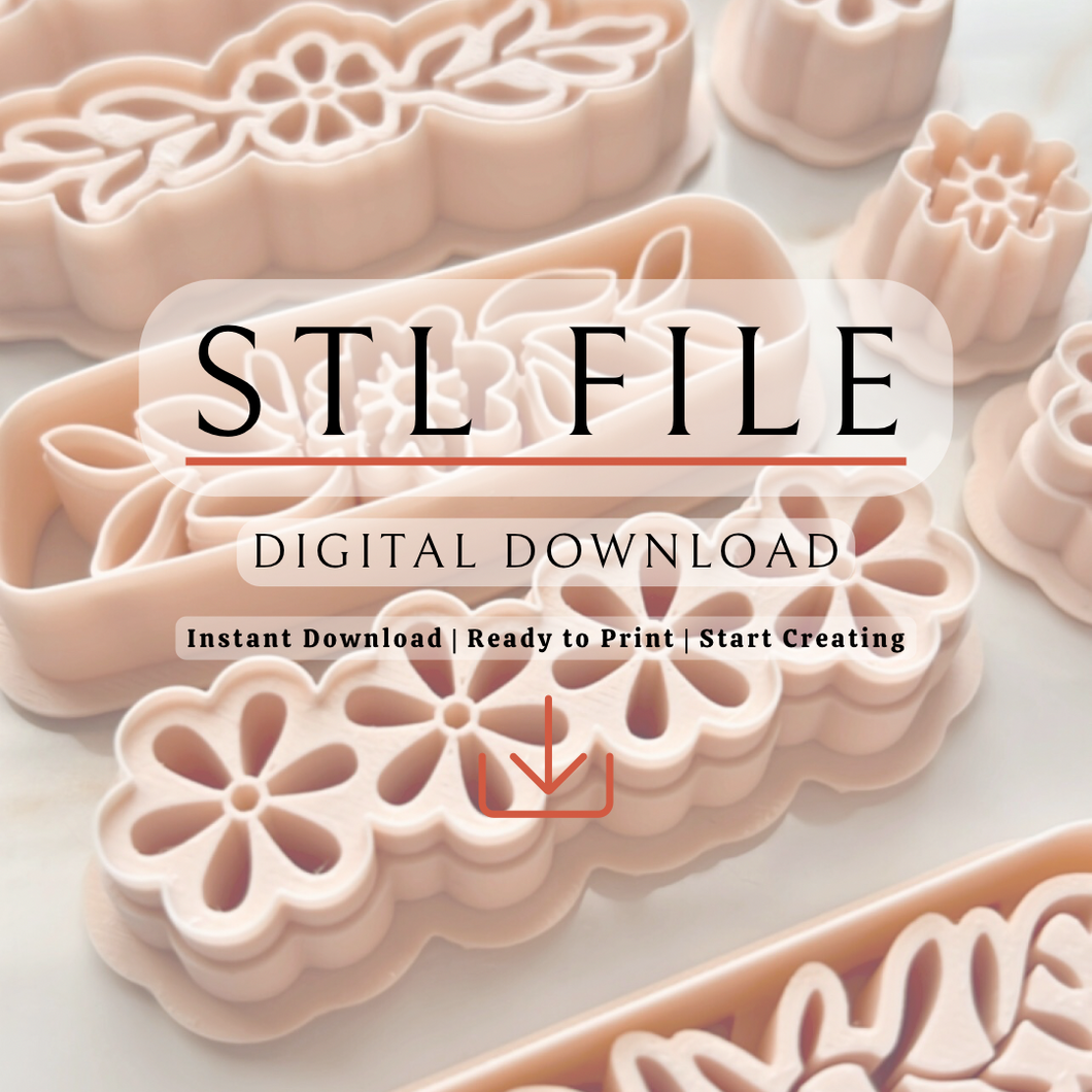 Barrette Clay cutter Set | STL File