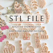 Load image into Gallery viewer, All in One Shape - 16 Clay Cutters STL
